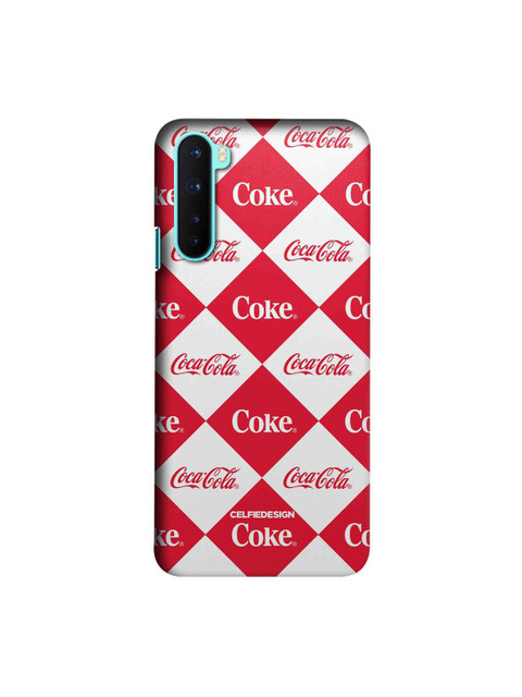 

CelfieDesign Red & White Coke Mozaic OnePlus Nord Slim Back Case