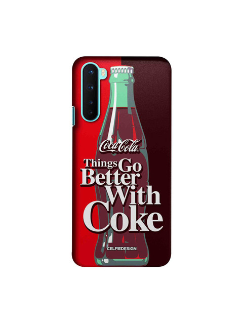

CelfieDesign Red & Brown Go With Coke OnePlus Nord Slim Back Case