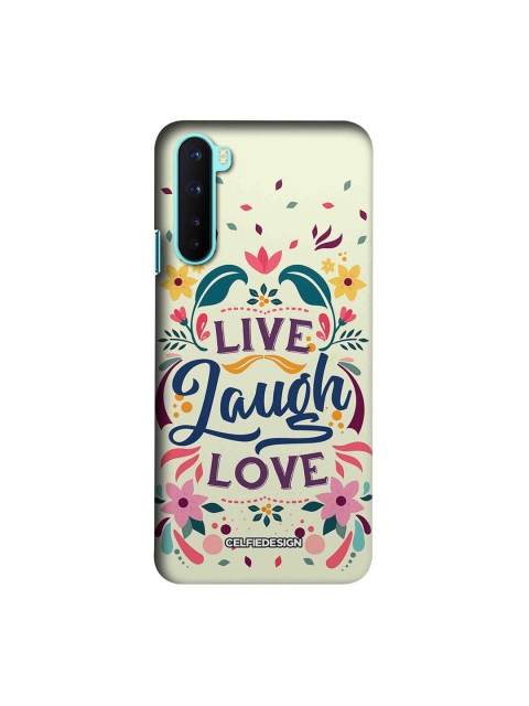 

CelfieDesign White & Pink Live Laugh Love OnePlus Nord Slim Back Case