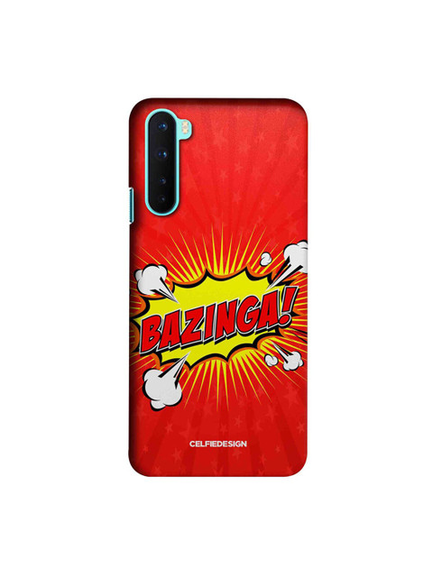 

CelfieDesign Red & Yellow Bazinga OnePlus Nord Slim Back Case