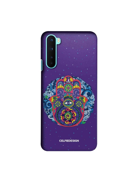 

CelfieDesign Purple & Pink Humsa Mandala OnePlus Nord Slim Back Case