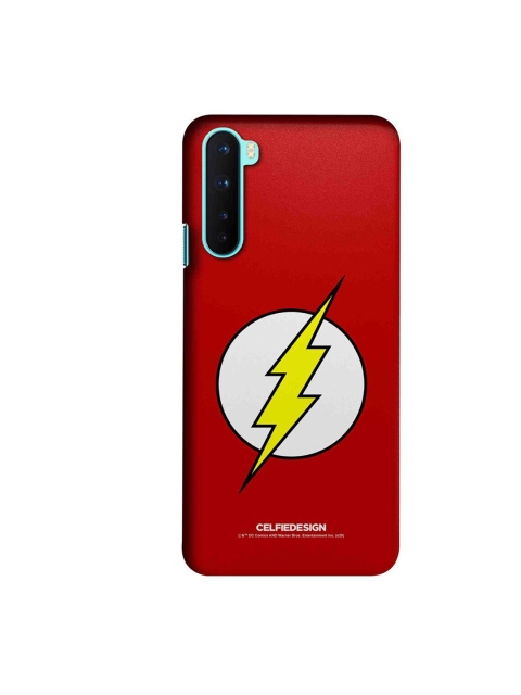 

CelfieDesign Red & White Logo Flash OnePlus Nord Slim Back Case