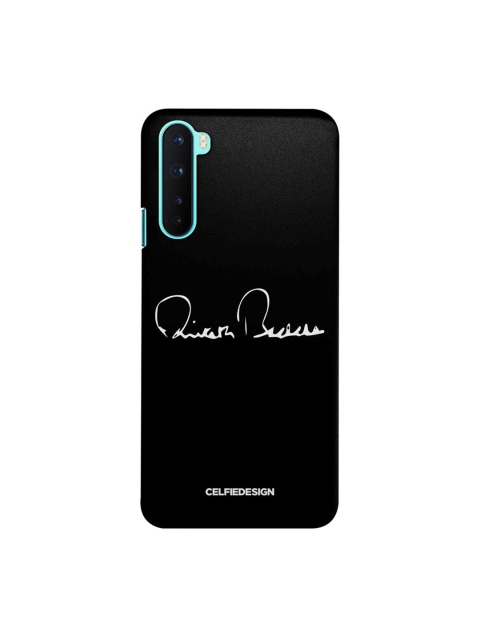 

CelfieDesign Black & White AB Signature Plastic OnePlus Nord Slim Back Case