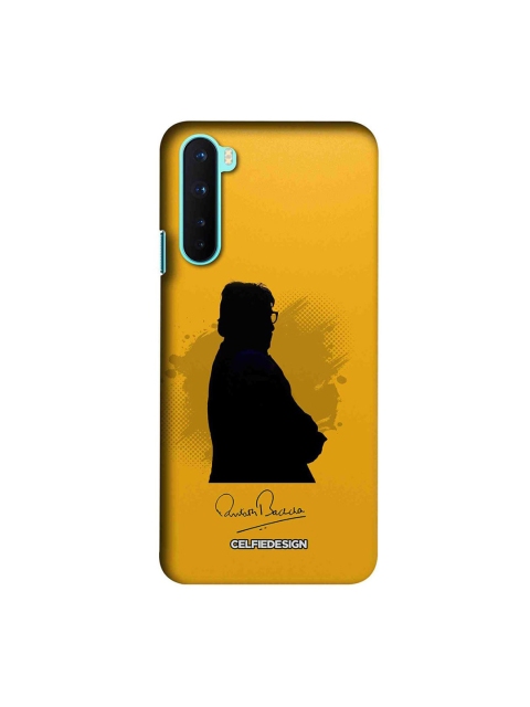 

CelfieDesign Yellow & Black BB With Signature OnePlus Nord Slim Back Case