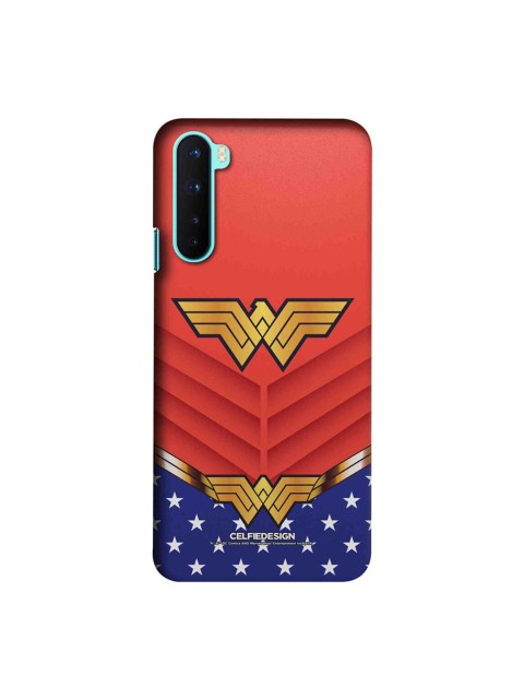 

CelfieDesign Red & Orange Suit up Wonder Woman OnePlus Nord Slim Back Case