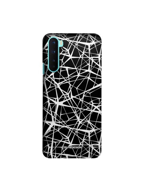 

CelfieDesign Black & White Printed Plastic OnePlus Nord Slim Back Case