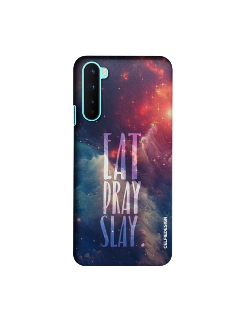 

CelfieDesign Blue & White Eat Pray Slay OnePlus Nord Slim Back Case
