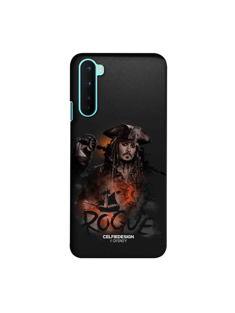 

CelfieDesign Black & Brown Jack Sparrow Printed Plastic OnePlus Nord Slim Back Case