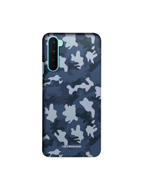 

CelfieDesign Blue & Grey Camouflage Printed OnePlus Nord Slim Back Case