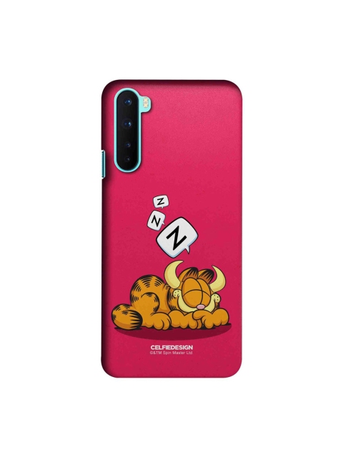 

CelfieDesign Pink & Orange Sleepy Devil OnePlus Nord Slim Back Case