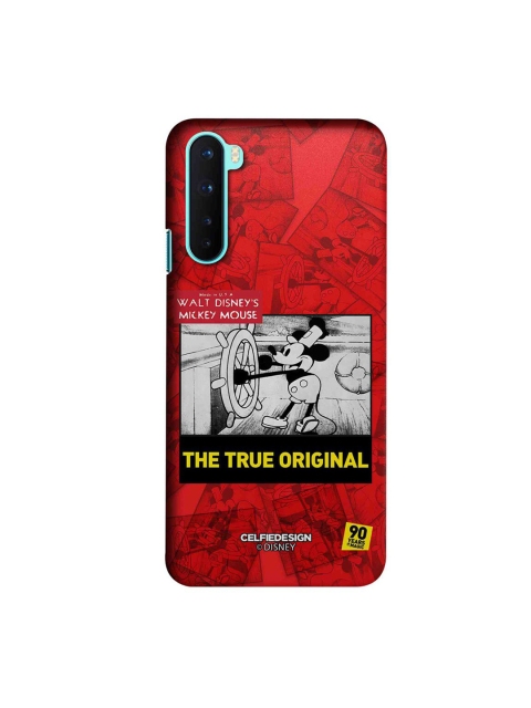 

CelfieDesign Red & White Mickey Mouse OnePlus Nord Slim Back Case