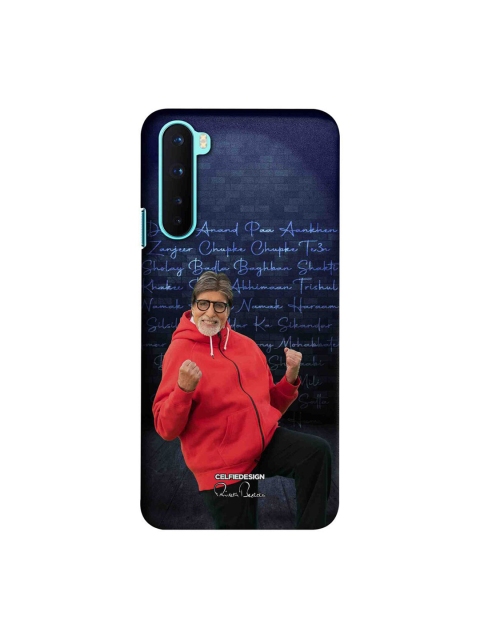 

CelfieDesign Multicoloured Amitabh Bachchan OnePlus Nord Slim Back Case, Multi