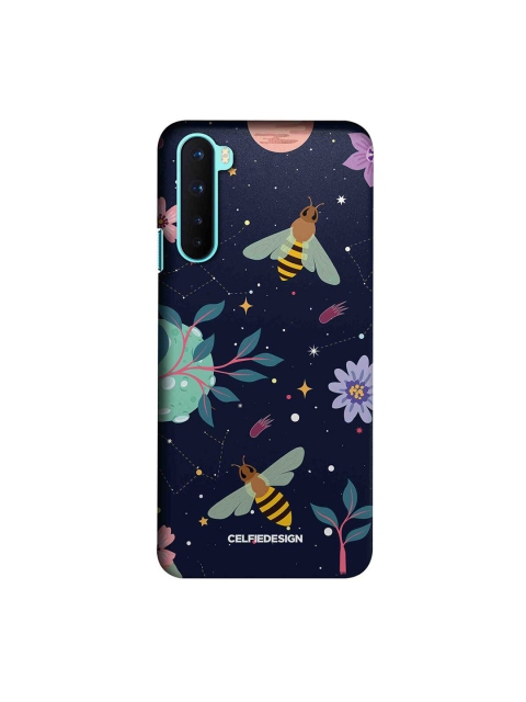 

CelfieDesign Multicoloured Trees & Bees OnePlus Nord Slim Back Case, Multi