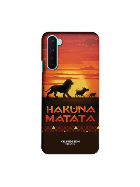 

CelfieDesign Orange & Red Hakuna Matata OnePlus Nord Slim Back Case
