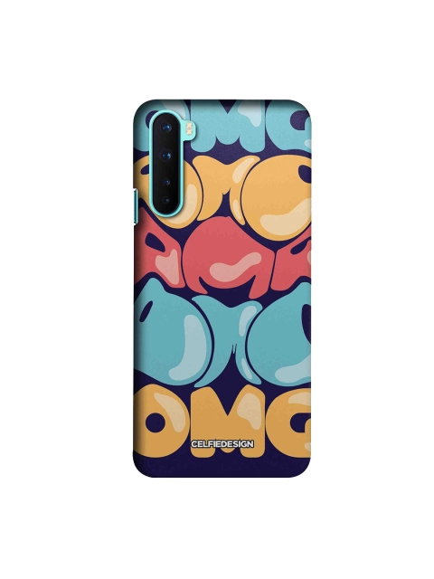 

CelfieDesign Multicoloured OMG OnePlus Nord Slim Back Case, Multi