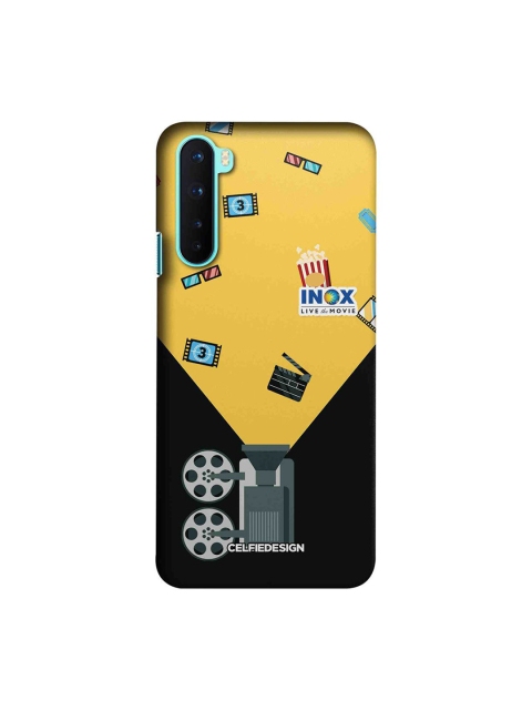 

CelfieDesign Yellow & Black Inox Cinema OnePlus Nord Slim Back Case