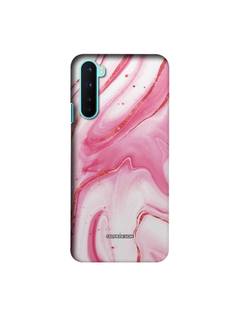 

CelfieDesign White & Pink Marble Mystic Cameo OnePlus Nord Slim Back Case