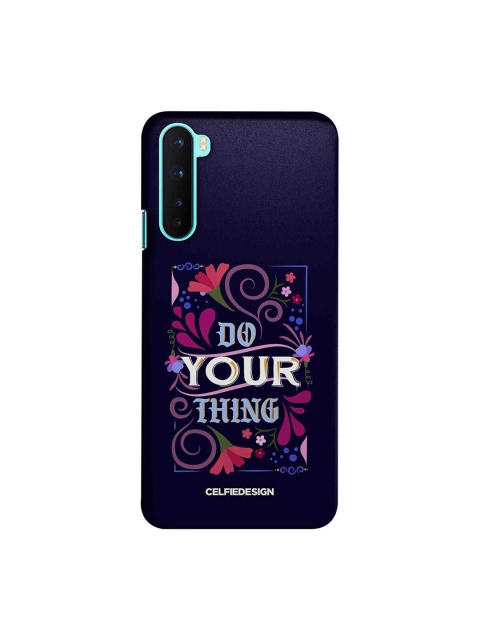 

CelfieDesign Navy Blue & Pink Do Your Thing OnePlus Nord Slim Back Case