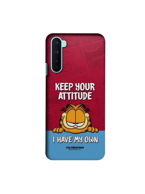

CelfieDesign Red & Orange Attitude Garfield OnePlus Nord Slim Back Case