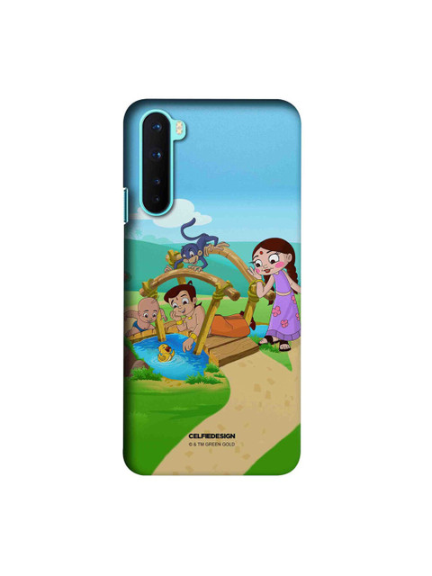 

CelfieDesign Blue & Green Chota Bheem And The Duck Plastic OnePlus Nord Slim Back Case