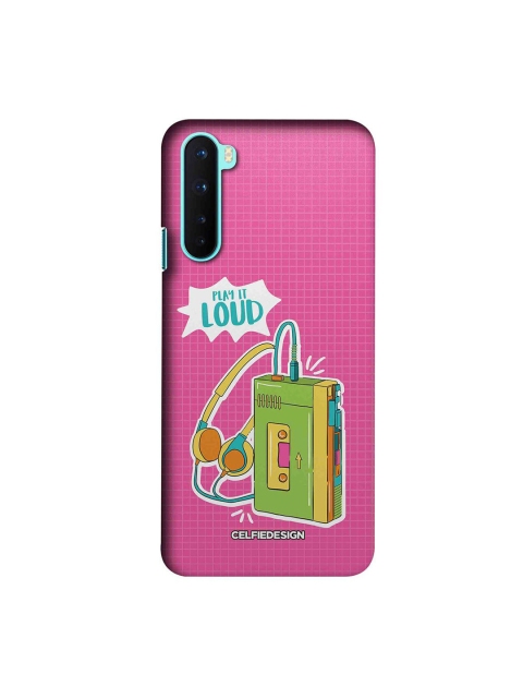 

CelfieDesign Pink & Green Graphic Printed OnePlus Nord Slim Back Case
