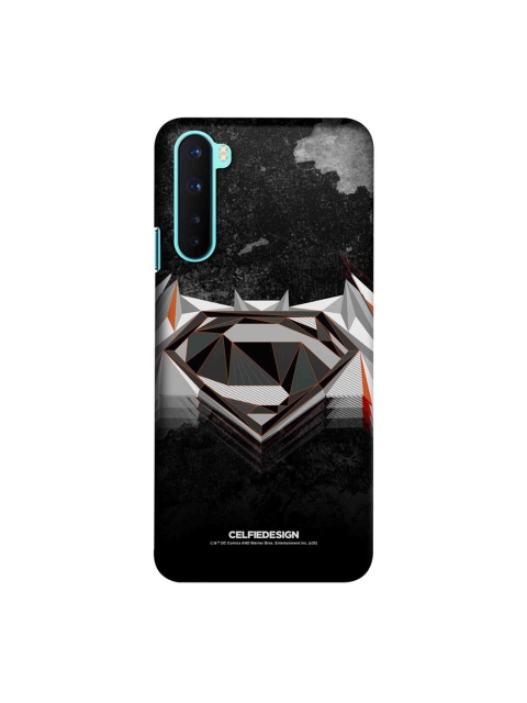 

CelfieDesign Black & Grey Men of Steel OnePlus Nord Back Case