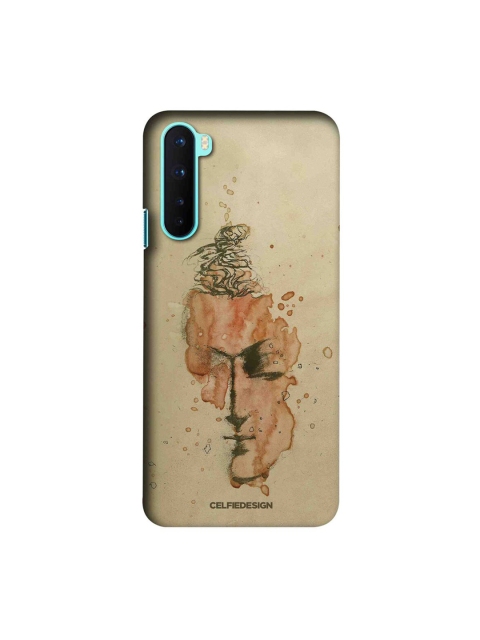 

CelfieDesign Beige & Brown Buddha Droplets Plastic OnePlus Nord Slim Back Case
