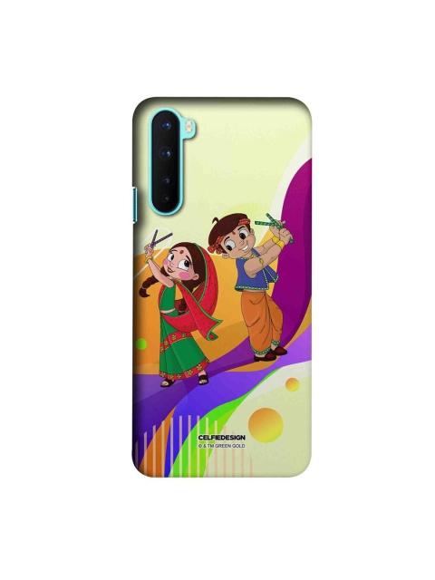

CelfieDesign Beige & Purple Dancing Bheem & Chutki OnePlus Nord Slim Back Case