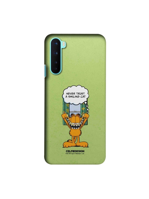 

CelfieDesign Green & Orange Garfield Plastic OnePlus Nord Slim Back Case