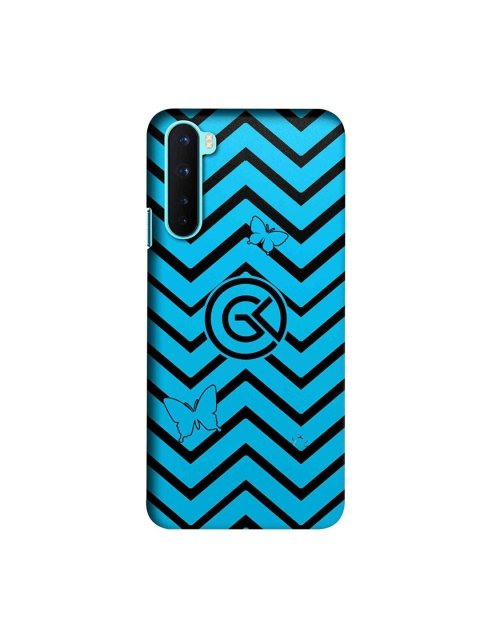 

CelfieDesign Blue & Black Geometric OnePlus Nord Slim Back Case