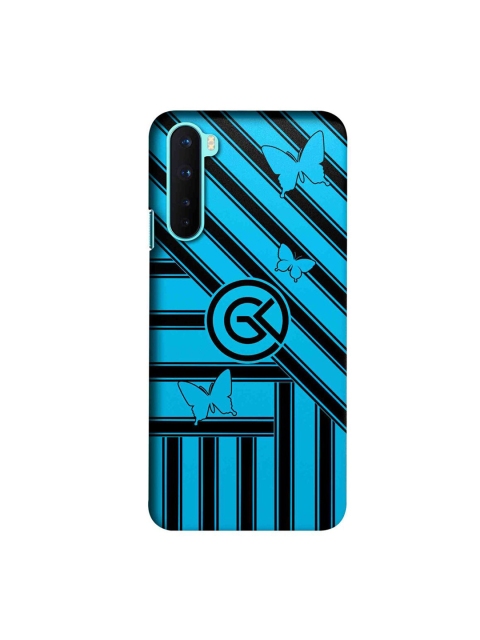 

CelfieDesign Blue & Black Abstract OnePlus Nord Slim Back Case