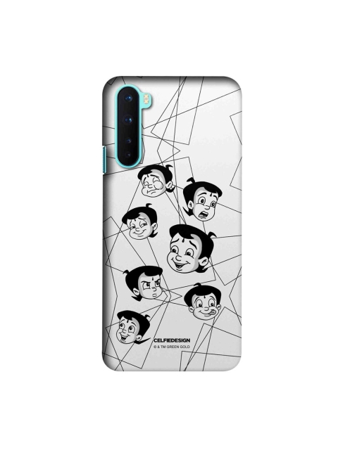 

CelfieDesign White & Black Moods Of Bheem OnePlus Nord Slim Back Case