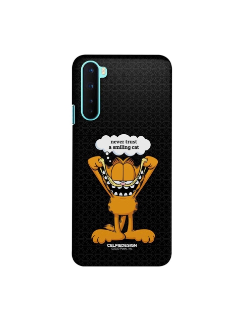 

CelfieDesign Black & Orange Smiling Garfield OnePlus Nord Slim Back Case
