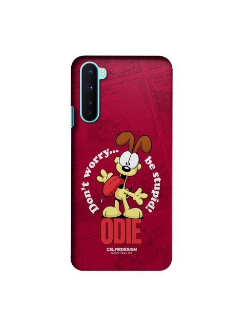 

CelfieDesign Magenta & White Odie OnePlus Nord Slim Back Case