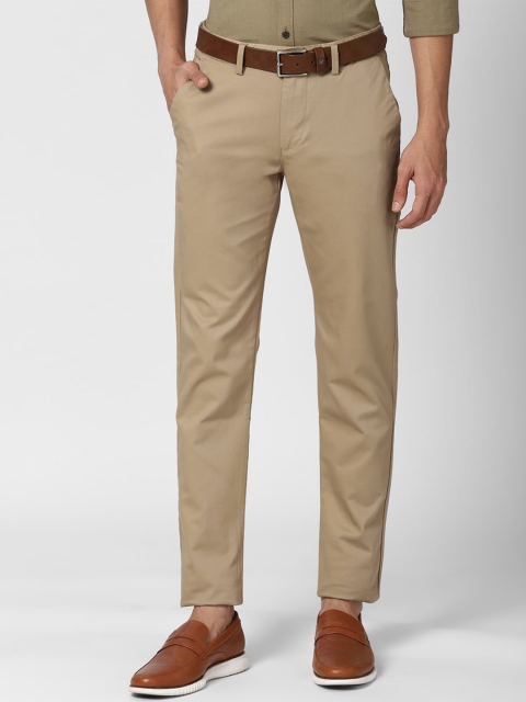 

Peter England Casuals Men Khaki Slim Fit Trousers