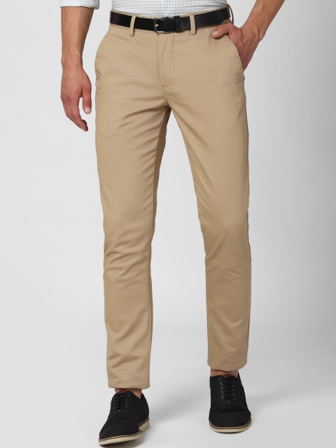 

Peter England Casuals Men Beige Slim Fit Trousers