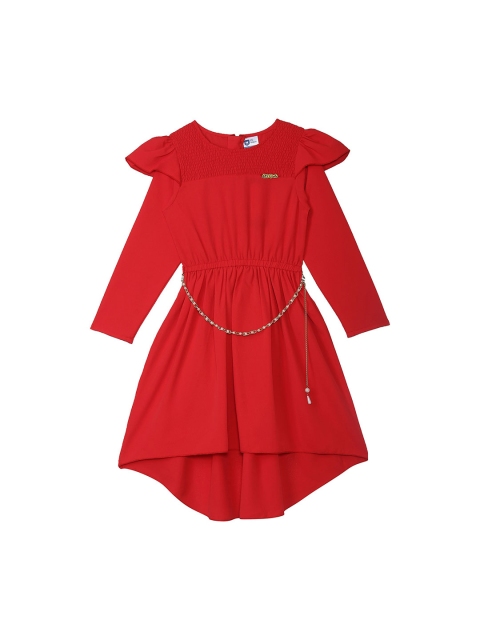 

612 league Red Smocking Dress