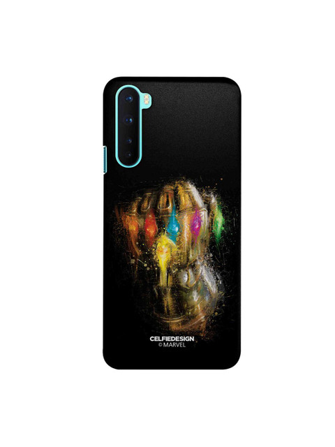 

CelfieDesign Black & Gold Gauntlet Brushstrokes OnePlus Nord Slim Back Case