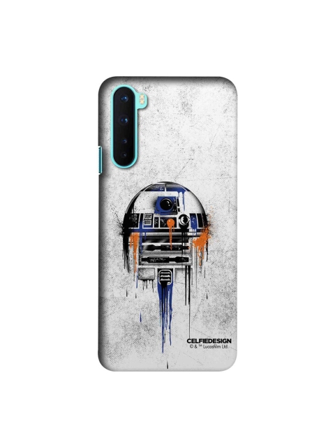 

CelfieDesign Grey & Blue Abstract Printed OnePlus Nord Slim Back Case