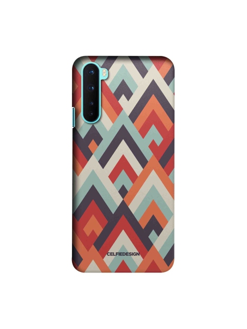 

CelfieDesign Red & White Symmetric Cheveron OnePlus Nord Slim Back Case