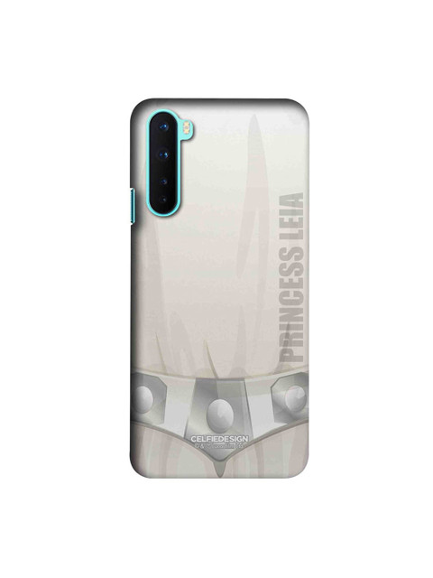 

CelfieDesign White & Silver Princess Leia OnePlus Nord Slim Back Case
