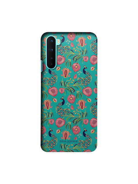 

CelfieDesign Teal & Pink Floral OnePlus Nord Slim Back Case