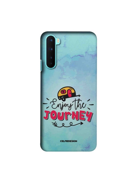 

CelfieDesign Blue & Red Enjoy The Journey OnePlus Nord Slim Back Case