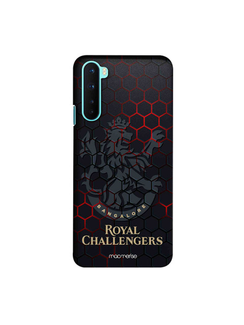 

CelfieDesign Multicoloured Royal Challengers Bangalore OnePlus Nord Slim Back Case, Multi