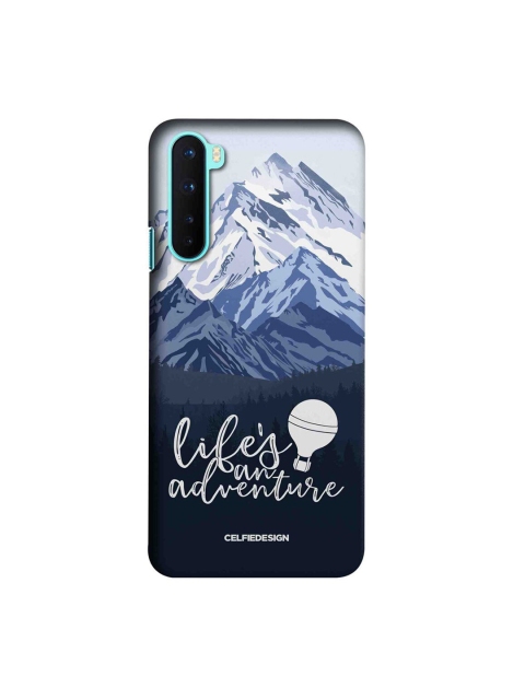 

CelfieDesign White & Blue Lifes An Adventure OnePlus Nord Slim Back Case