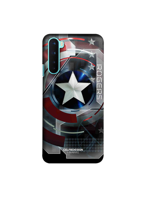 

CelfieDesign Grey & Blue Cap Am Rogers OnePlus Nord Slim Back Case
