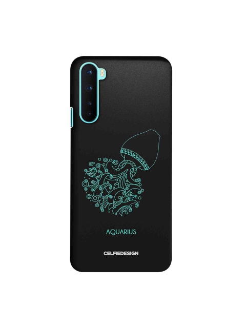 

CelfieDesign Black & Teal Aquarius OnePlus Nord Slim Back Case