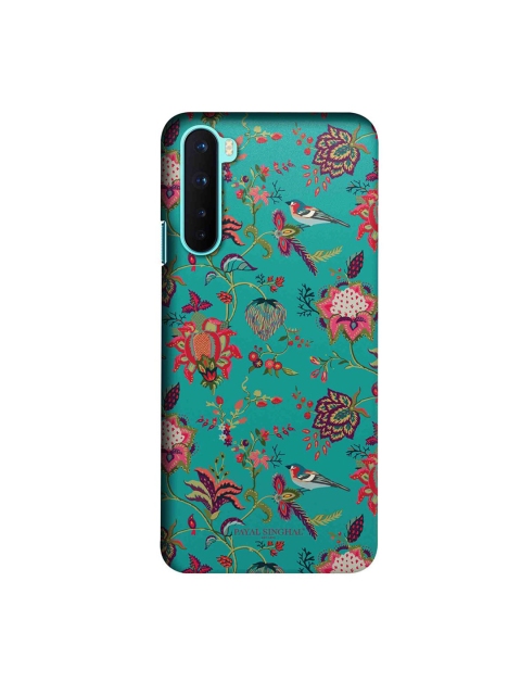 

CelfieDesign Teal & Red Payal Singhal Chidiya OnePlus Nord Slim Back Case