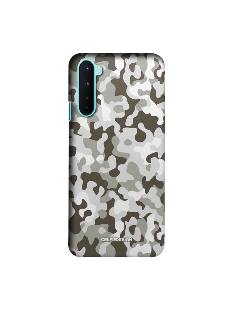 

CelfieDesign Grey Camo Printed OnePlus Nord Slim Back Case