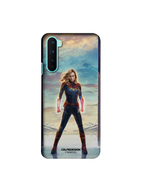 

CelfieDesign Blue & Red Captain Marvel Poster OnePlus Nord Slim Back Case
